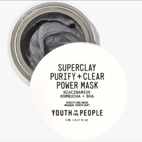 Youth to the People Superclay Purify + Clear Power Travel Mask NIB - Picture 1 of 3